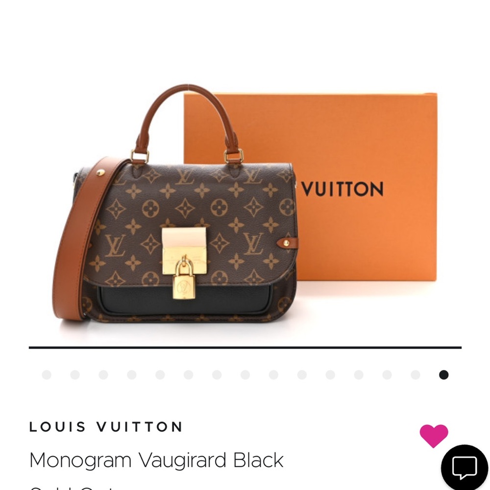 Louis Vuitton Brown/Black Monogram Vaugirard bag